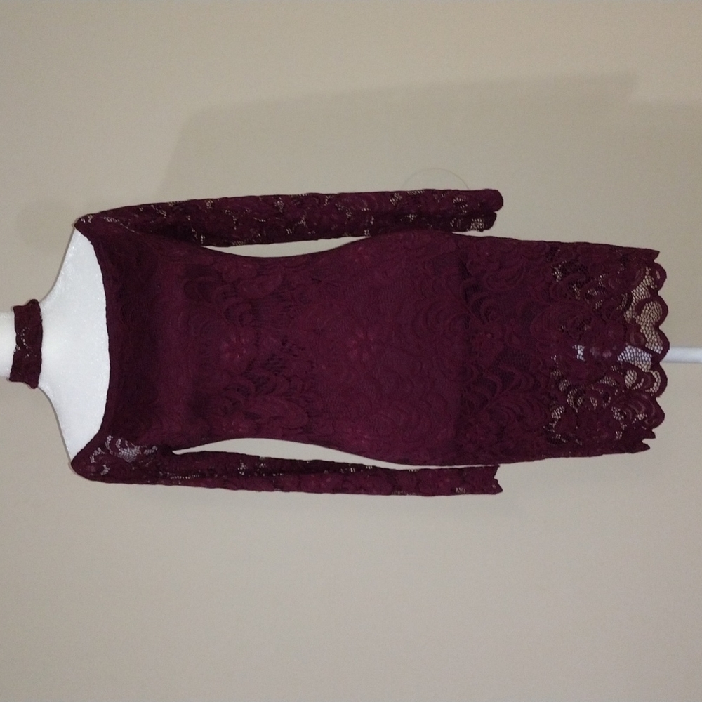 Ambiance Fitted Lace Dress Size S